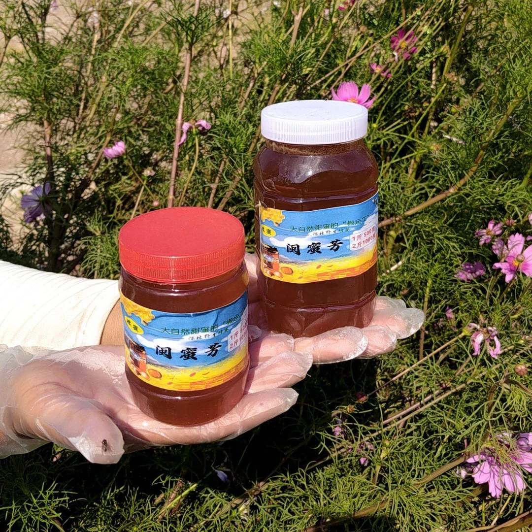 闽宁镇闽蜜芳老王家农家土蜂蜜百花蜜1000g