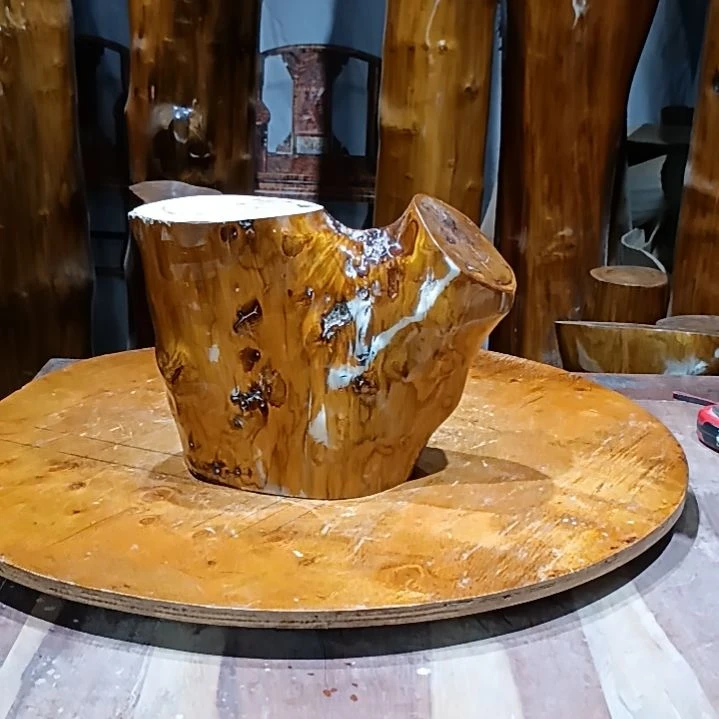 木雅安小叶桢楠金丝楠木花架摆台