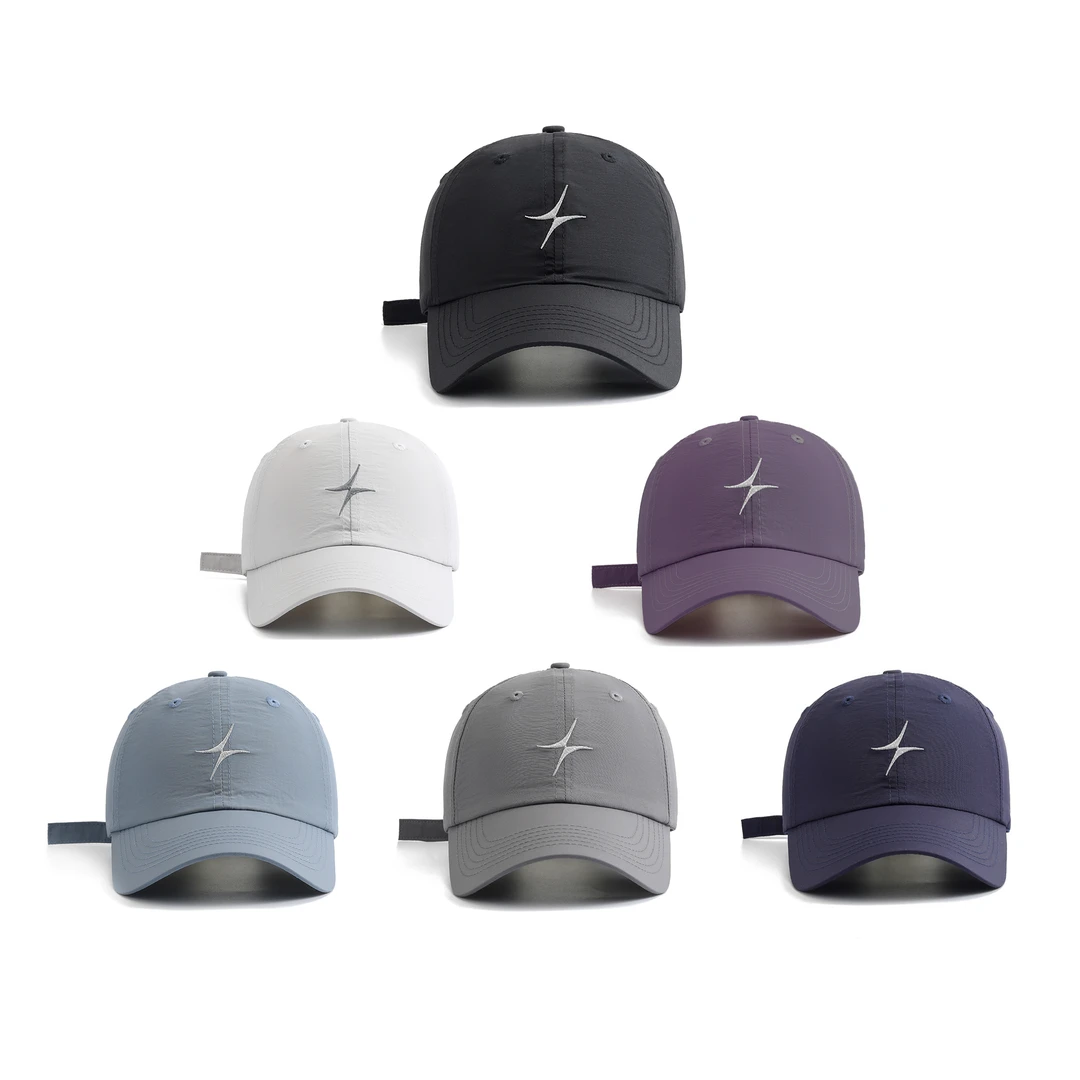 闪电速干棒球帽户外休闲运动男女同款百搭轻薄透气速干鸭舌帽子