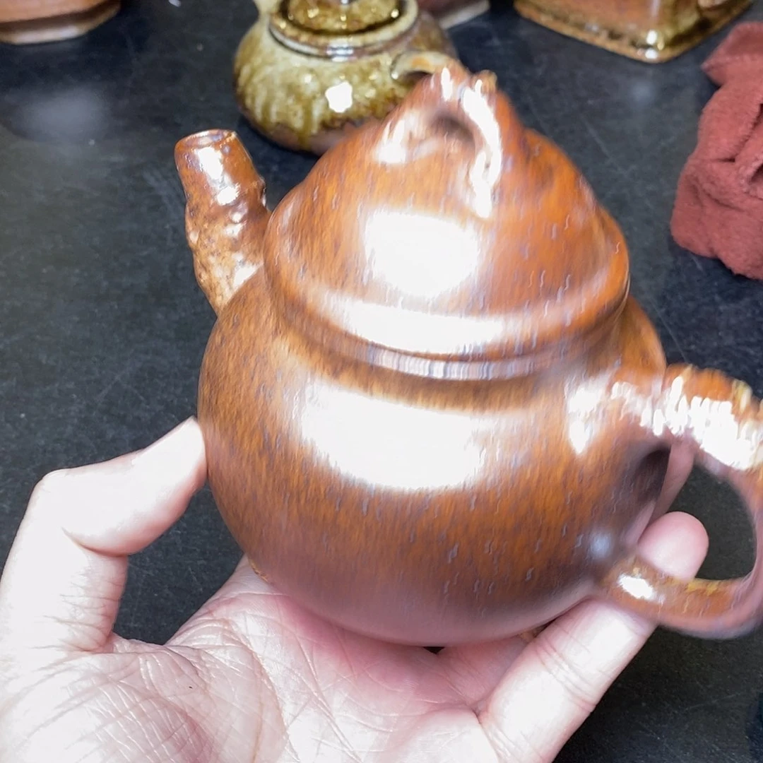 茶壶朱泥紫砂紫砂