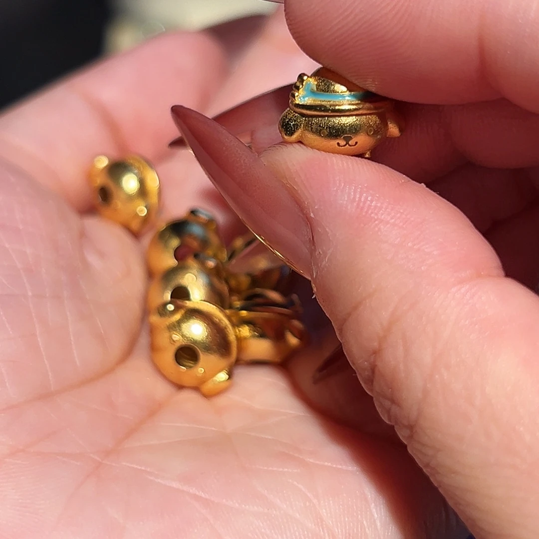 无925银布丁小狗狗多样性发一个