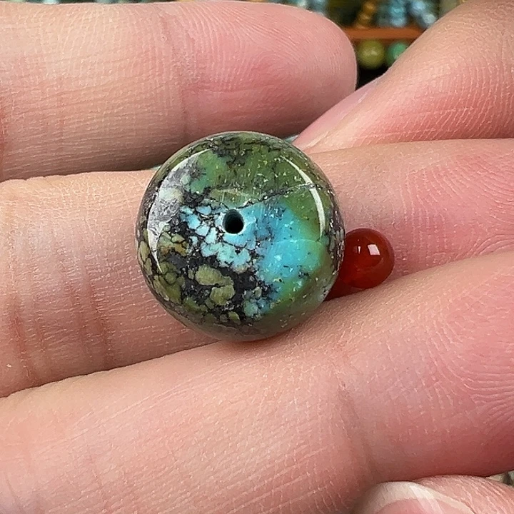 南红玛瑙未镶嵌配饰卡14.5