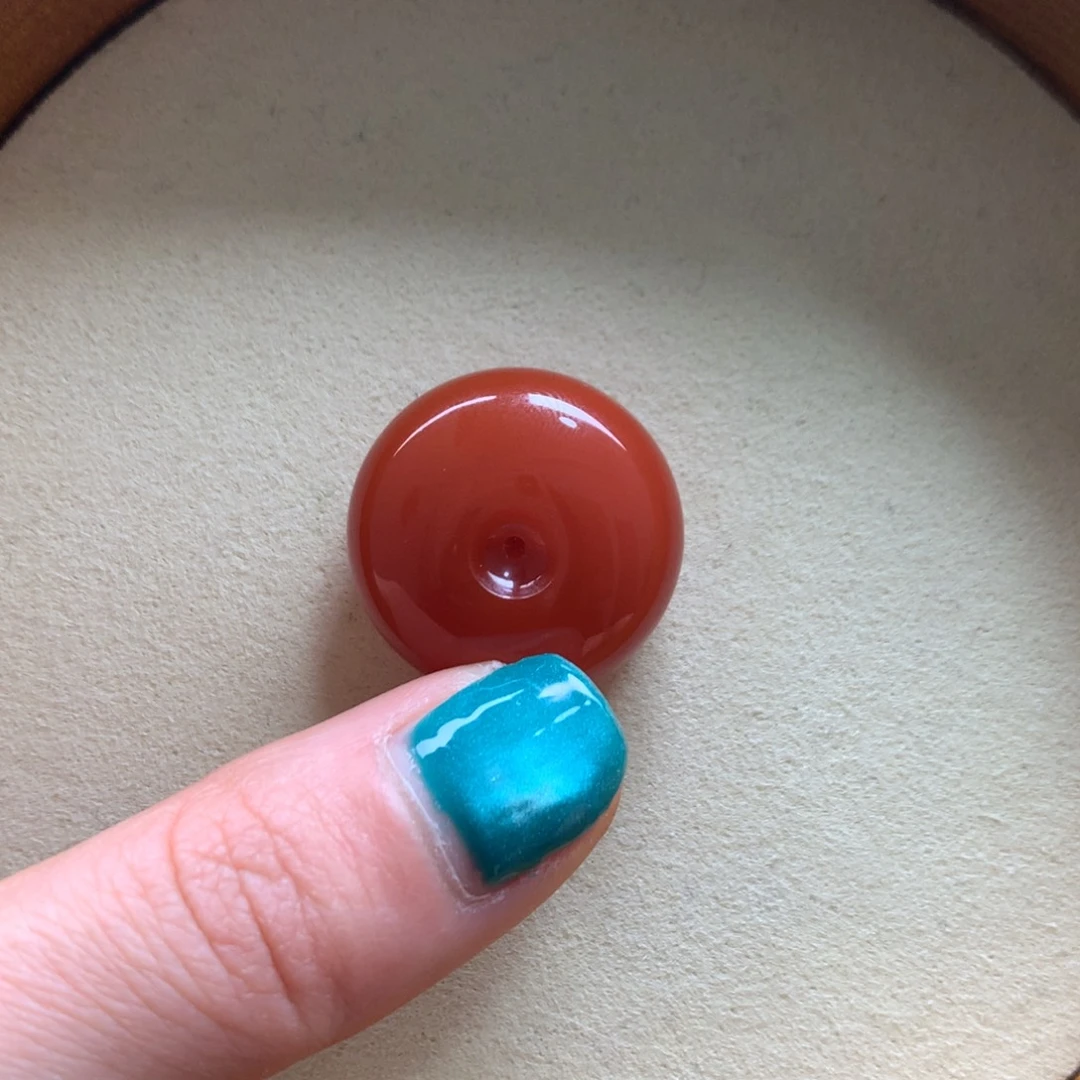 南红玛瑙未镶嵌保山天然原矿南红平安扣吊坠