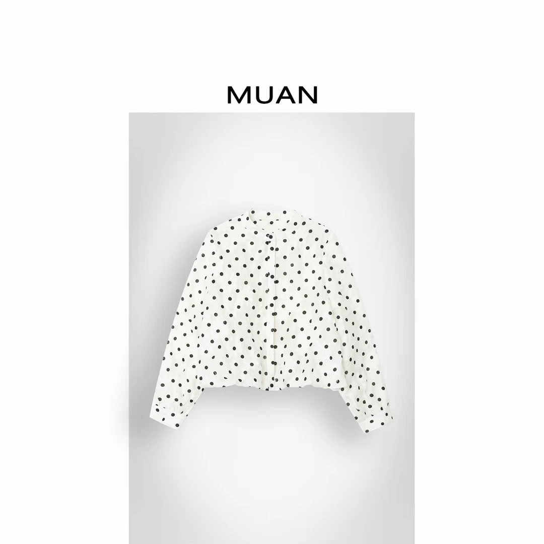 木岸MUAN：《小波点衬衫》“波点系列”定制波点高级衬衫上衣MJ-F8170