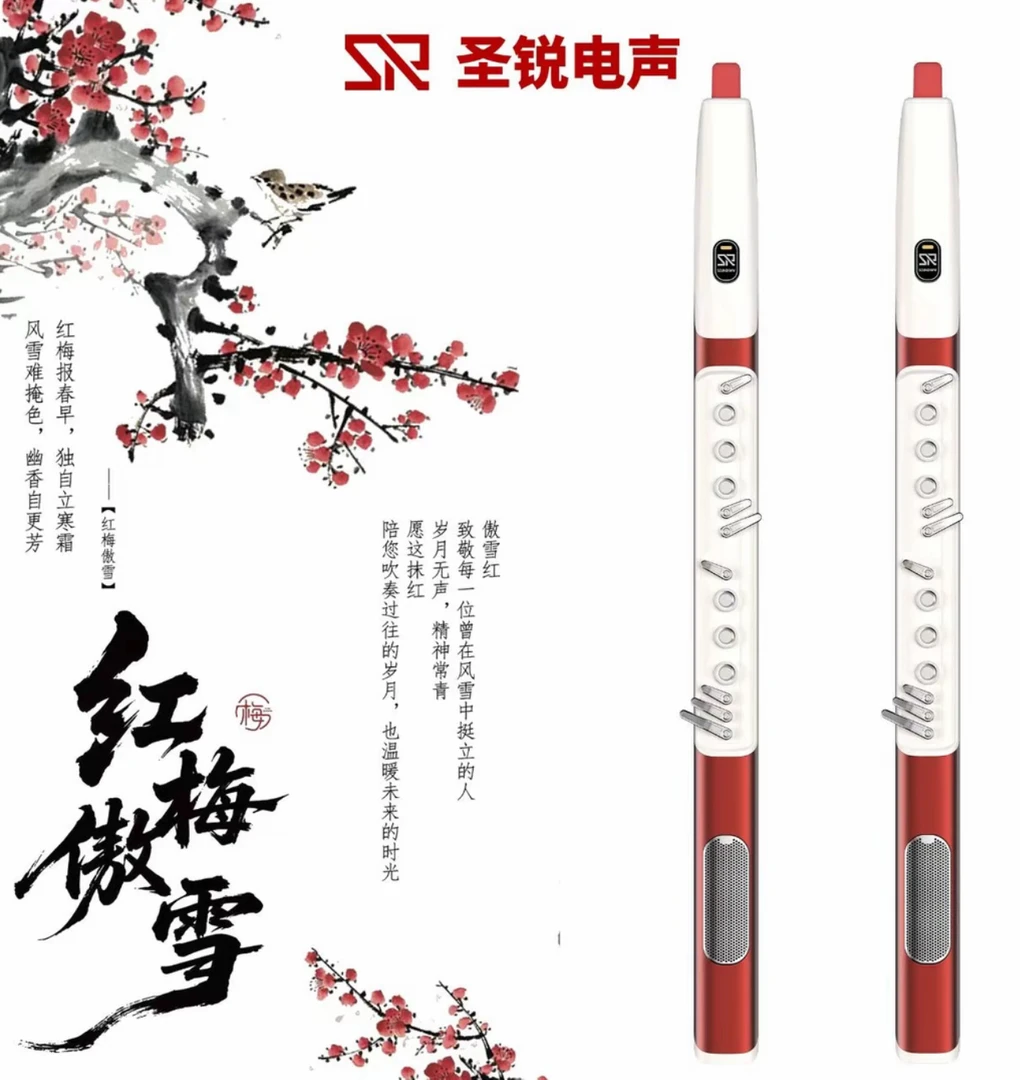 圣锐SR8000傲雪红新款颜色乐器中老年初学电吹管