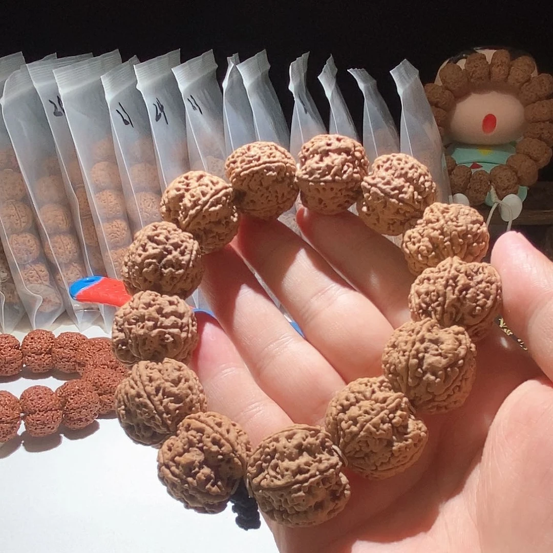 金刚菩提吊坠粗筋爆肉双龙梅花24.5mm