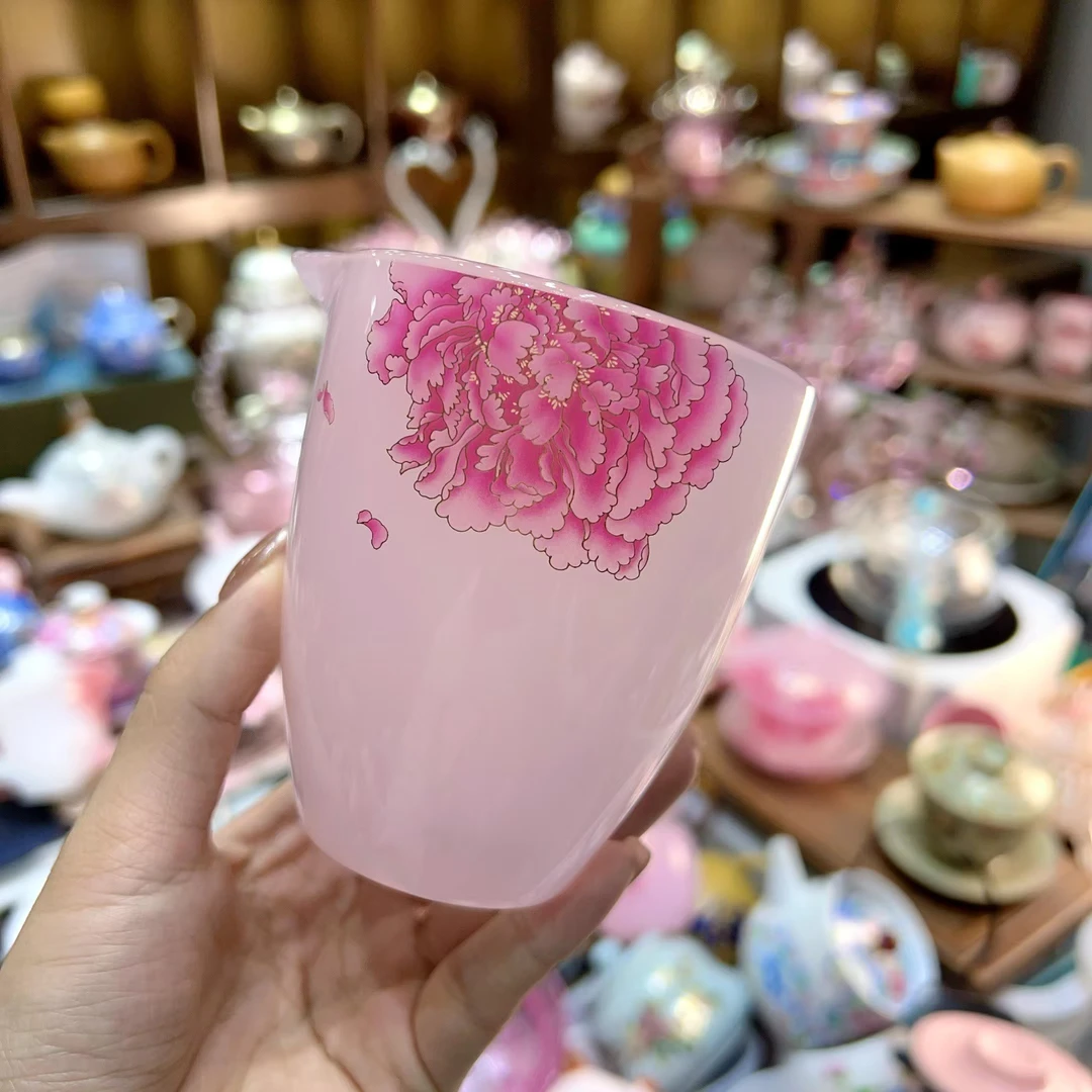 粉玉琉璃公道杯 1134