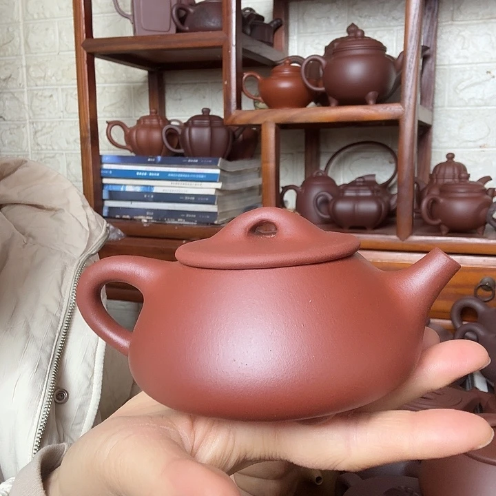 茶壶紫砂石瓢260cc半手工