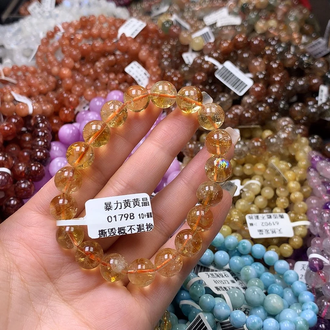 未镶嵌手链水晶，
