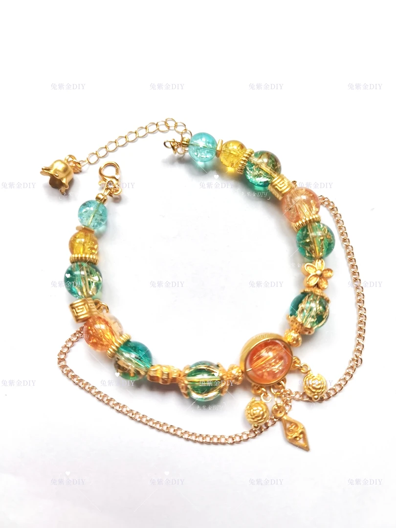 合金琉璃手链 主题民族风少女手链