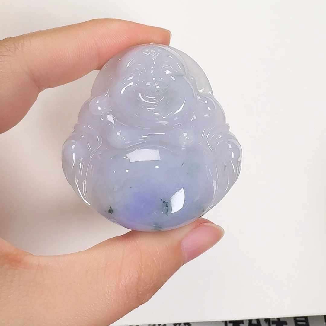 翡翠颈饰未镶嵌北**羊佛公