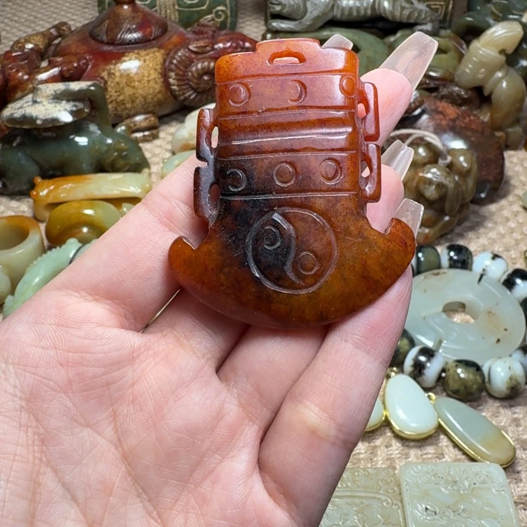 吊坠白玉菩提挂件