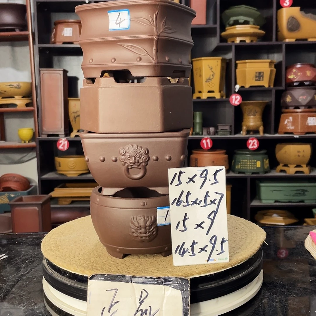 D-盆尚好紫砂花盆