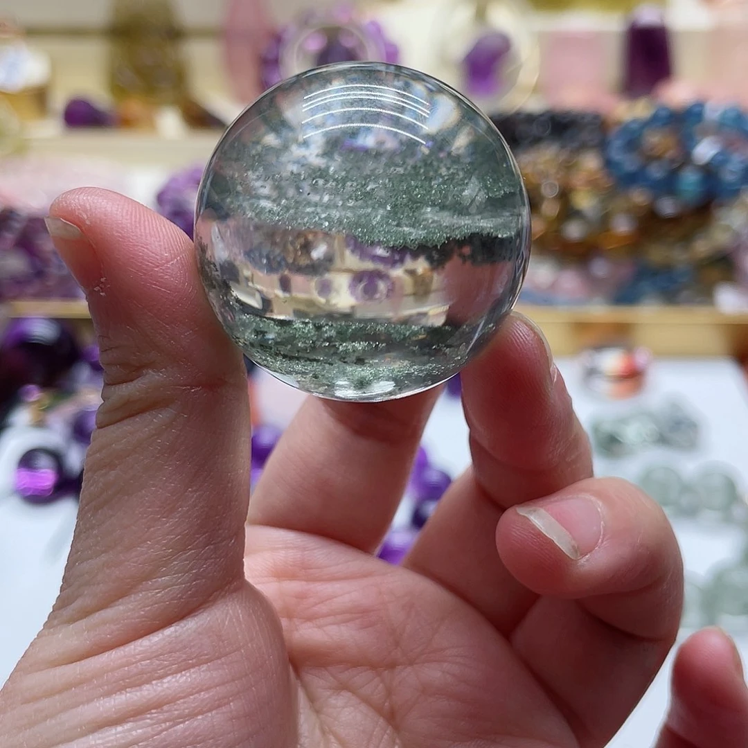 水晶吊坠(不含链)未镶嵌绿幽灵