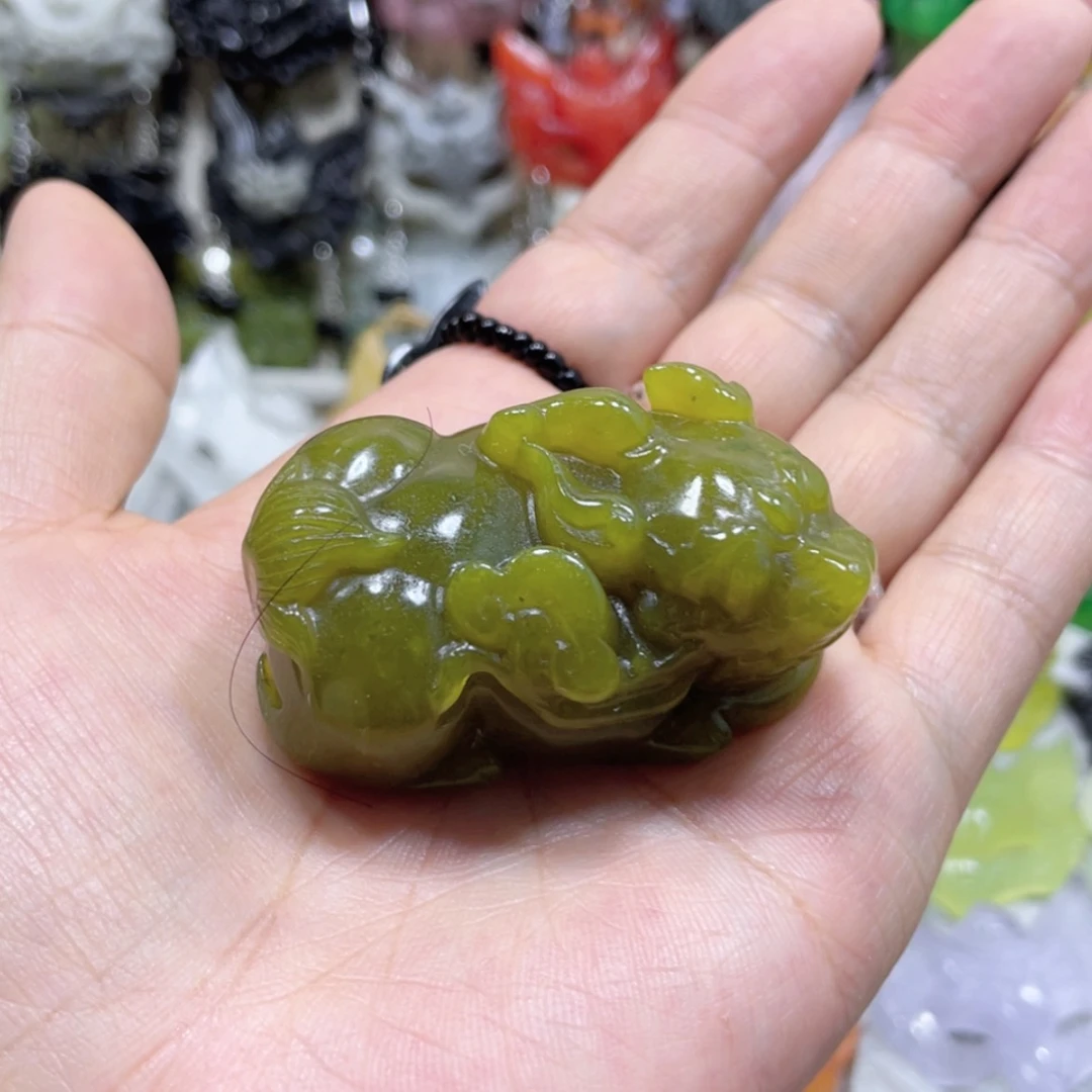 【闪购商品】岫玉未镶嵌颈饰56手把