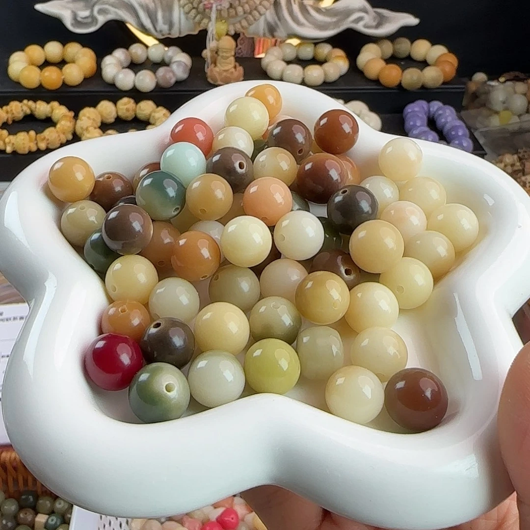 菩提根/象牙果手串卡12/13多宝圆100卡牌➕100备珠