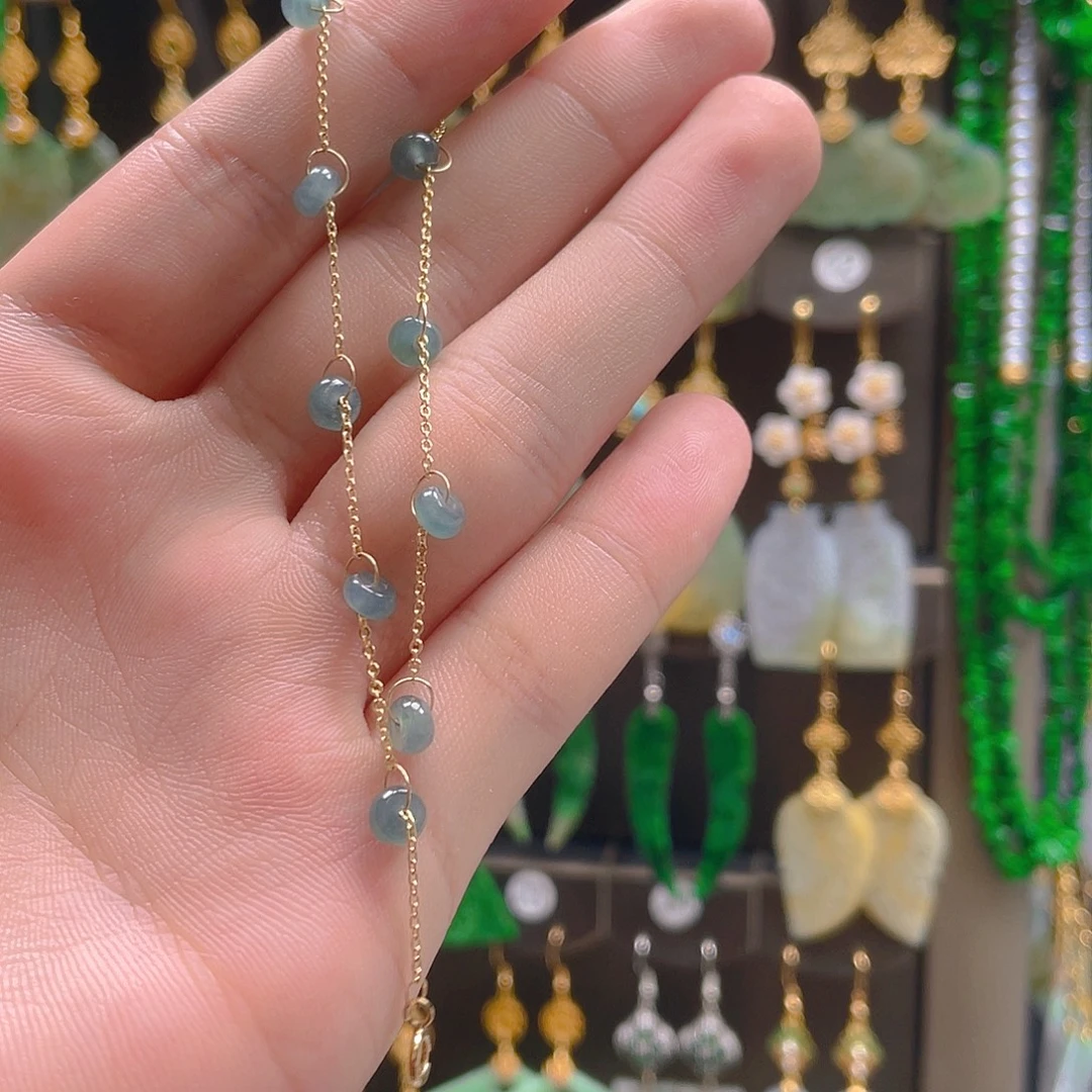 翡翠未镶嵌耳饰翡翠