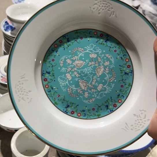 盘8寸平盘一个陶瓷陶瓷