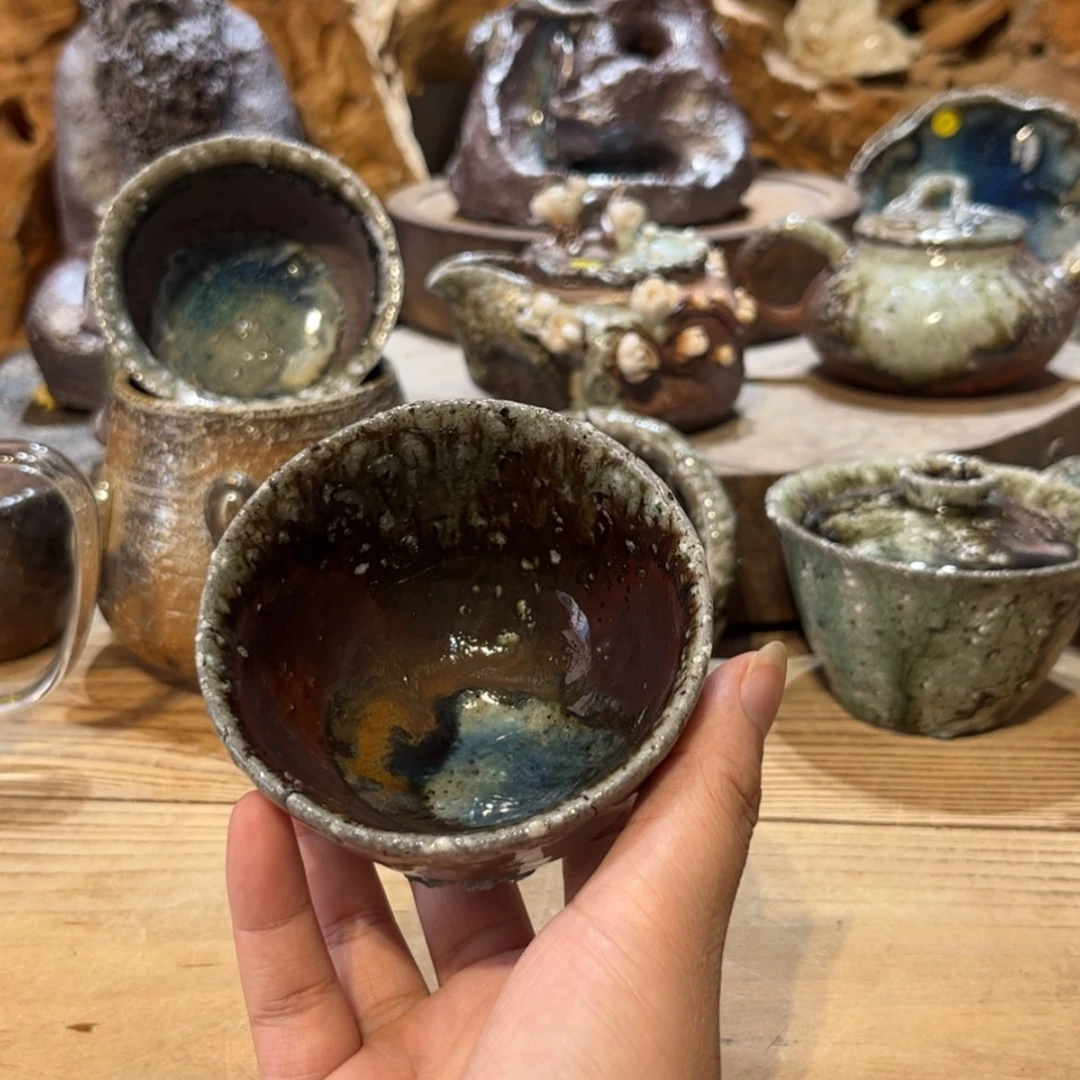 【闪购商品】柴烧手工茶具茶杯