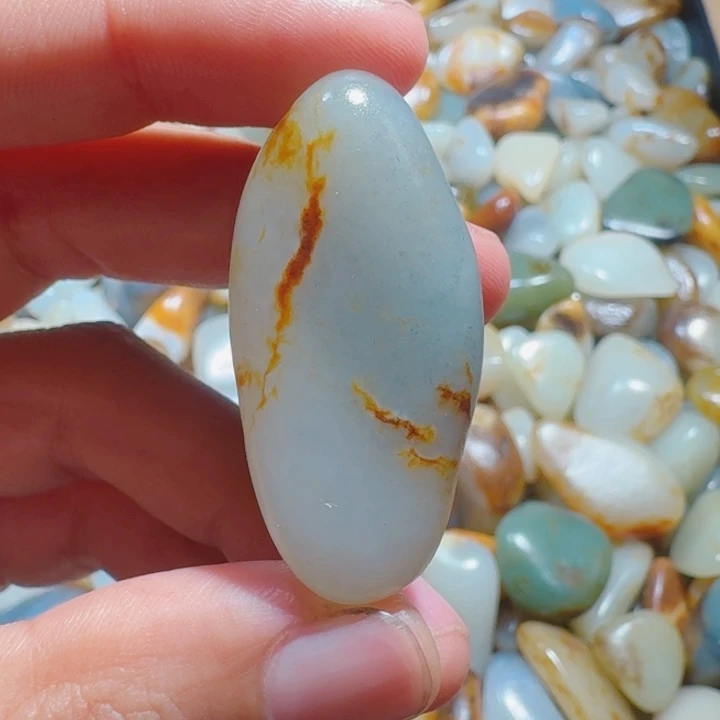 和田玉未镶嵌挂件21克