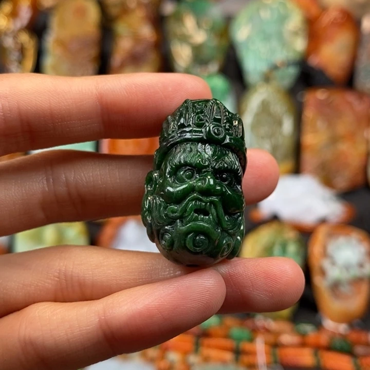 E***s未镶嵌挂件翡翠缅甸天然翡翠A货