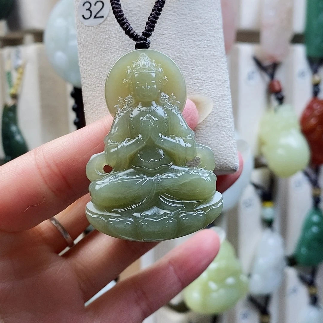 颈饰未镶嵌和田玉n****3