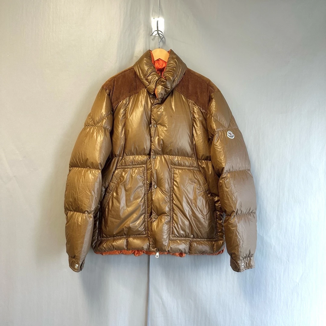 99新 MONCLER 23新款焦糖色拼接Ain羽绒服 4码 99新 #6330