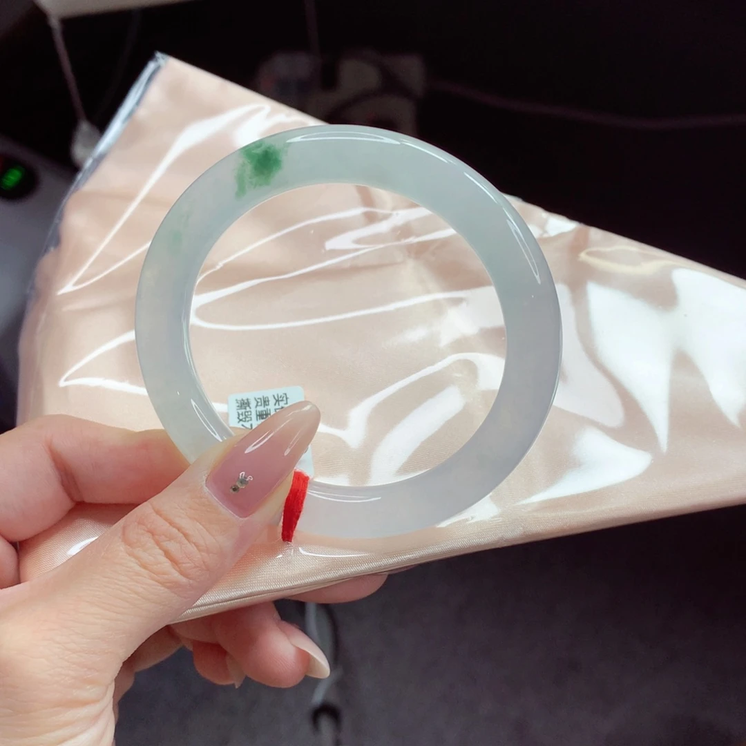 未镶嵌手镯翡翠奶***~5354圈99电灯泡