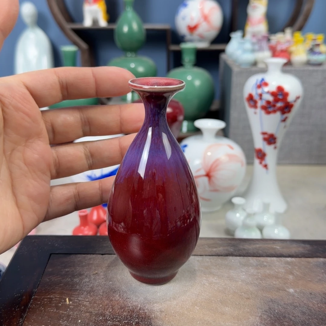 陶瓷手工小花器摆件