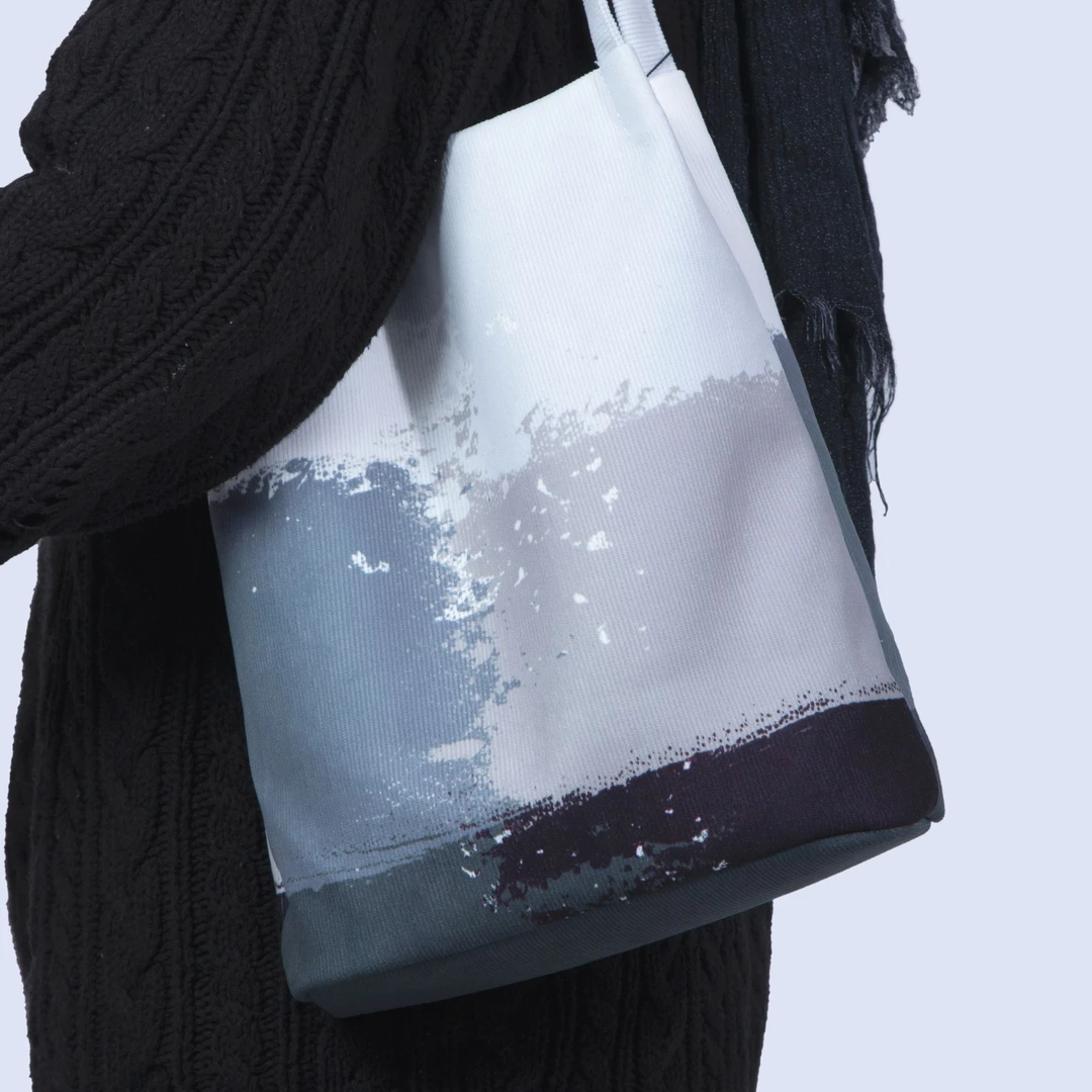 无则艺【水桶包】这家的布包很艺术I小众百搭休闲文艺黑白灰水桶包