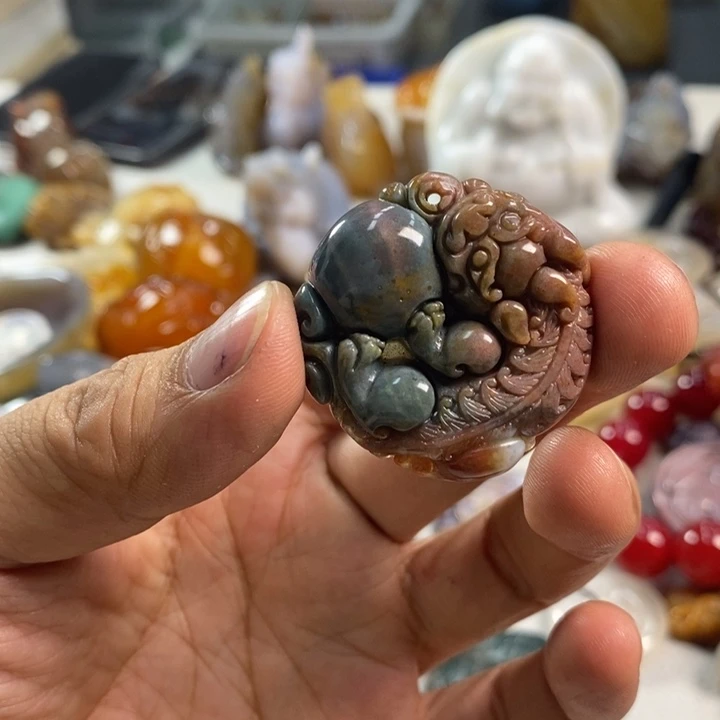 玛瑙/玉髓吊坠(不含链)未镶嵌