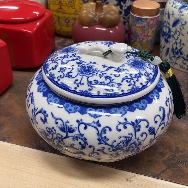 陶瓷罐密封罐茶叶罐储物罐