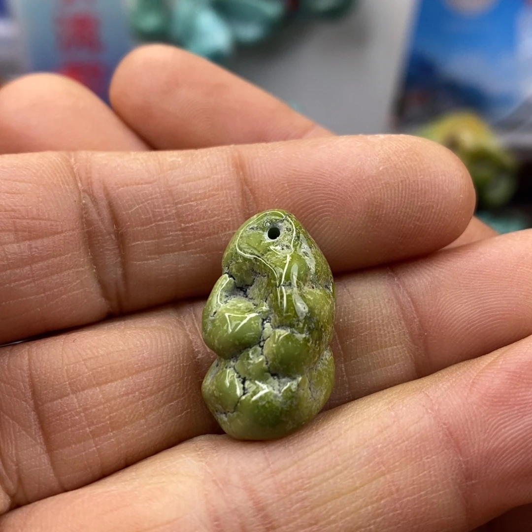 绿松石未镶嵌珠宝半成品