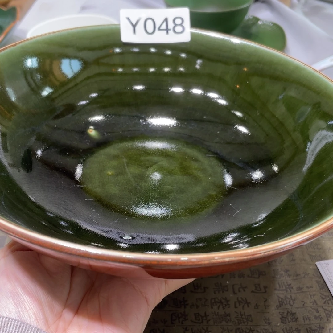 陶景德镇粗陶复古盘碗微瑕