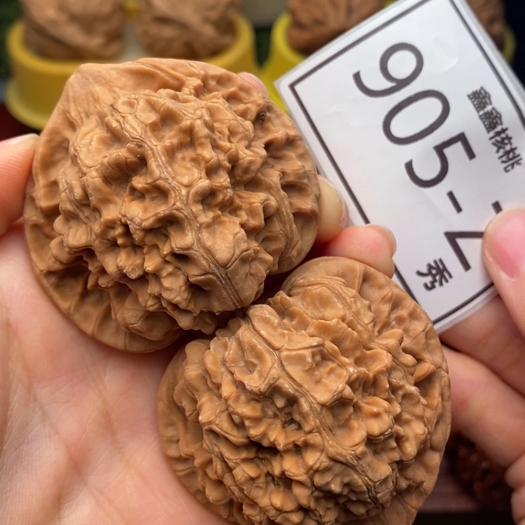 文玩核桃把件官帽50……