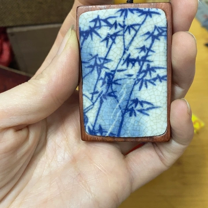 摆件揪*牛中古工艺品一件