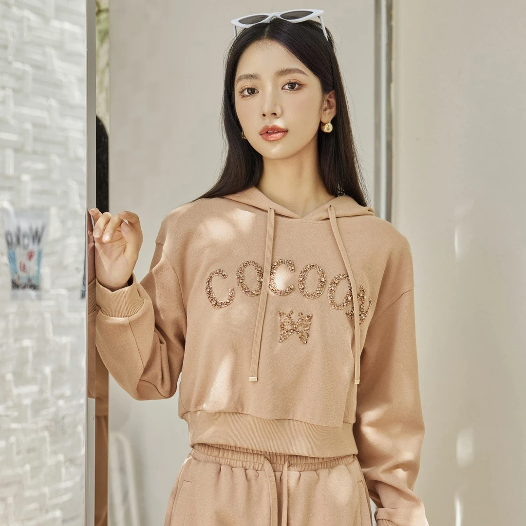 COCOON时尚休闲运动卫套装洋气减龄时髦211343+083376