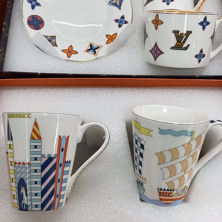 瓷片咖啡杯咖啡杯马克笔