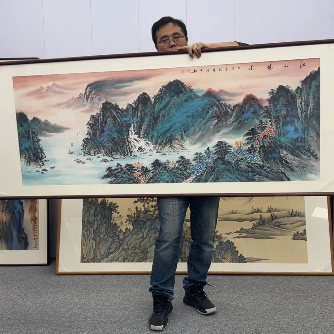 国画国画作品展览等210*80