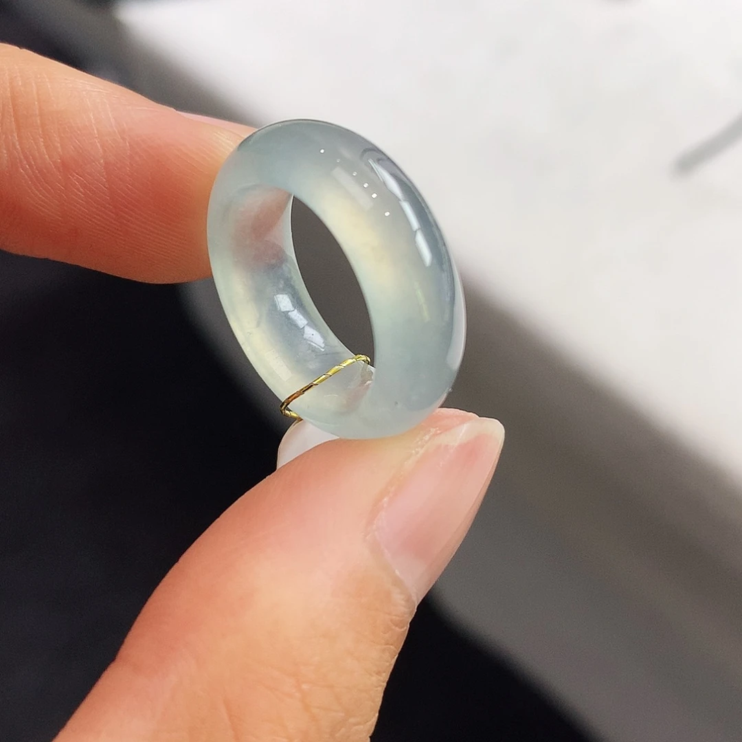 翡翠未镶嵌戒指6号