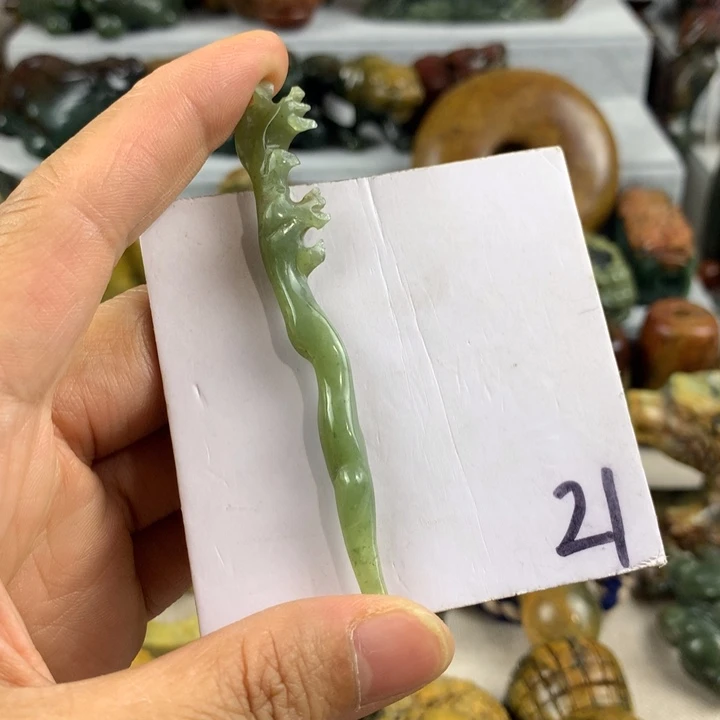 岫岩河磨玉（透闪石质玉）未镶嵌珠宝奇石