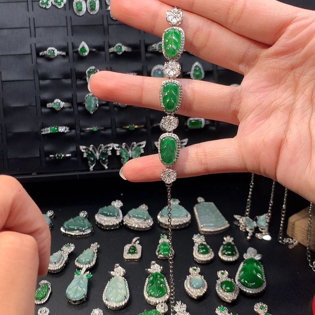 翡翠未镶嵌手链手链