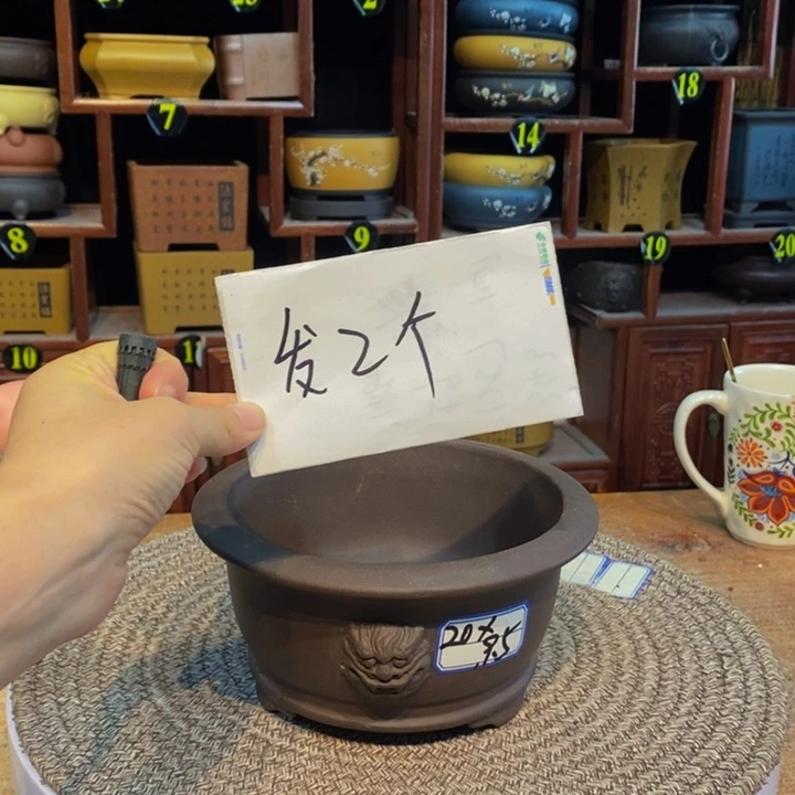 紫砂花盆紫砂花盆