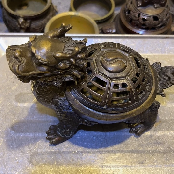 诚***业黄铜摆件，文房工艺品摆件