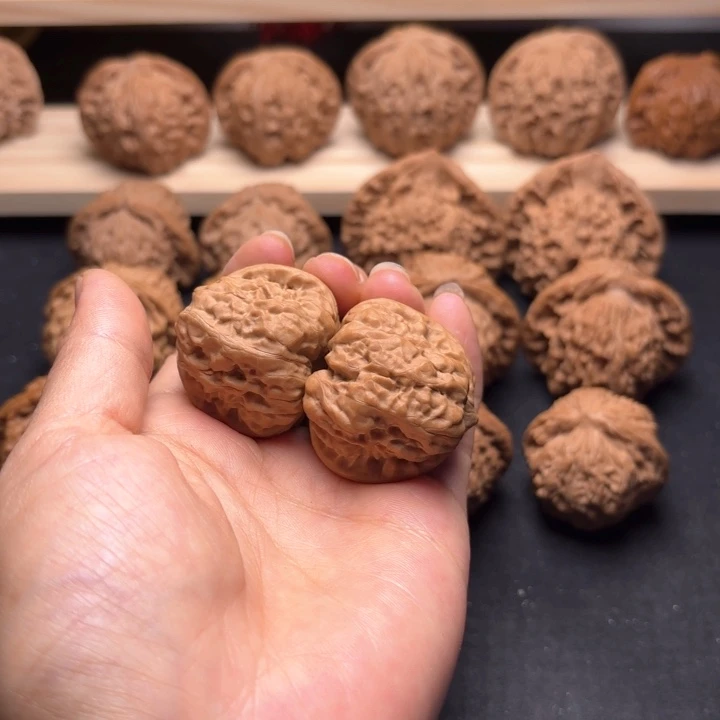 文玩核桃把件34蛤蟆