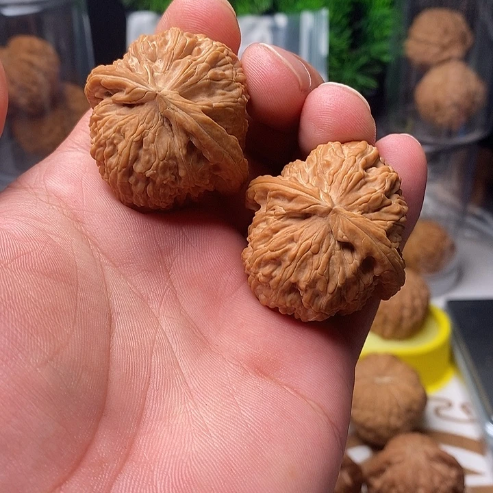 吊坠文玩核桃白狮子