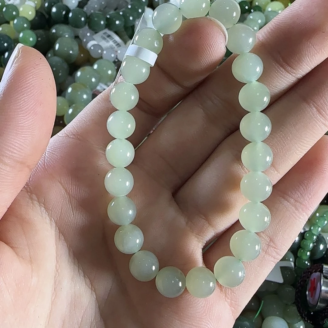 和田玉手链未镶嵌479