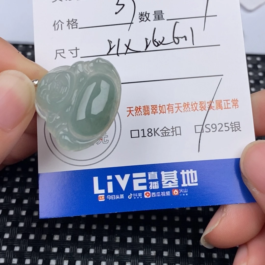翡翠银S925镶嵌颈饰