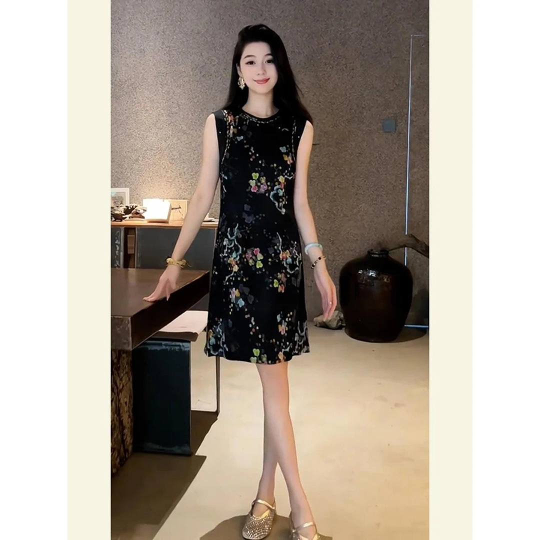 新中式女装国风气质高级感连衣裙女2025夏季新款今年流行爆款裙子