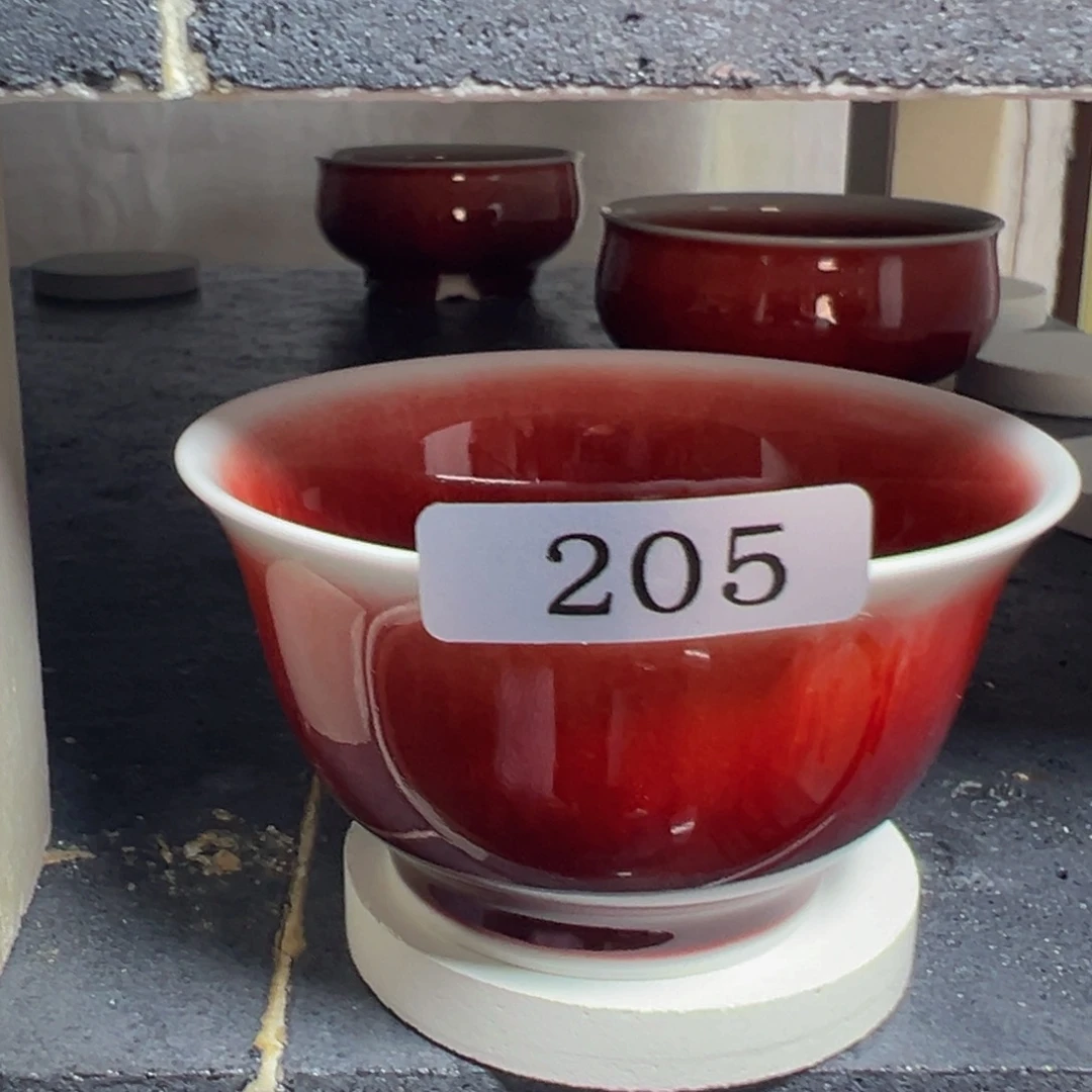 陶景德镇陶瓷郎红微瑕